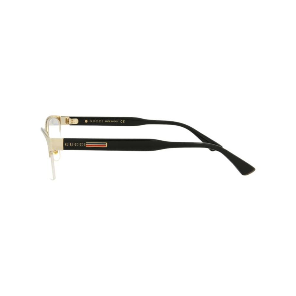 Gucci Square -Frame Metal Optical Frames Gold Mens - Picture 3 of 4